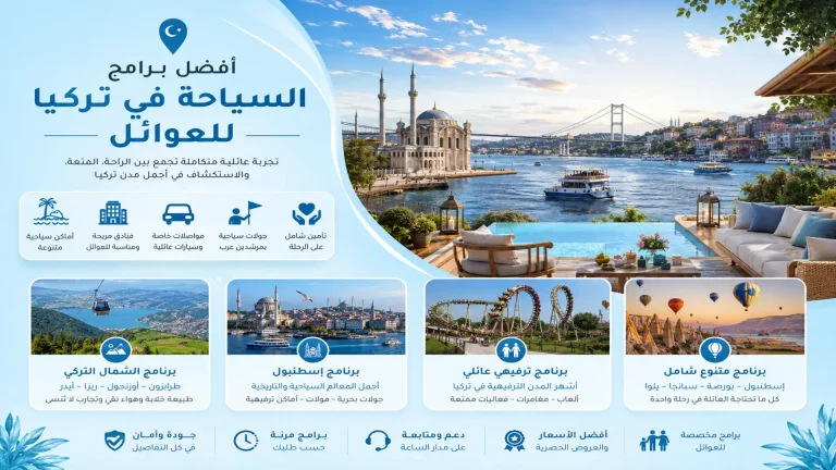 أفضل برامج السياحه في تركيا للعوائل